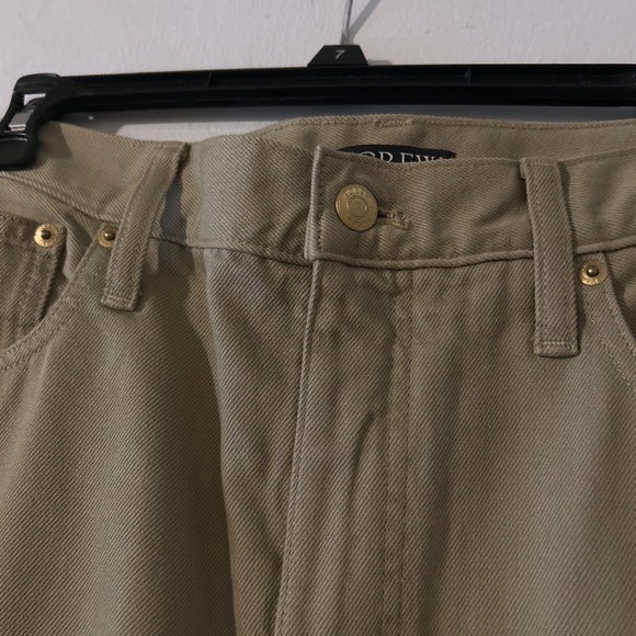 J.Crew Classic denim maxi skirt in khaki NWT. Size 31 - Picture 6 of 9